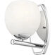 Colette 1 Light 6 inch Chrome Wall Sconce Wall Light
