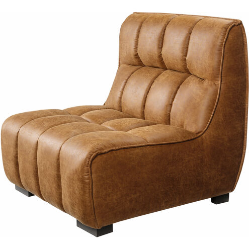 Belfort Medium Brown / Dark Brown Lounger