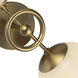Alora Mood Fiore 2 Light 6 inch Brushed Gold Bath Vanity Light Wall Light