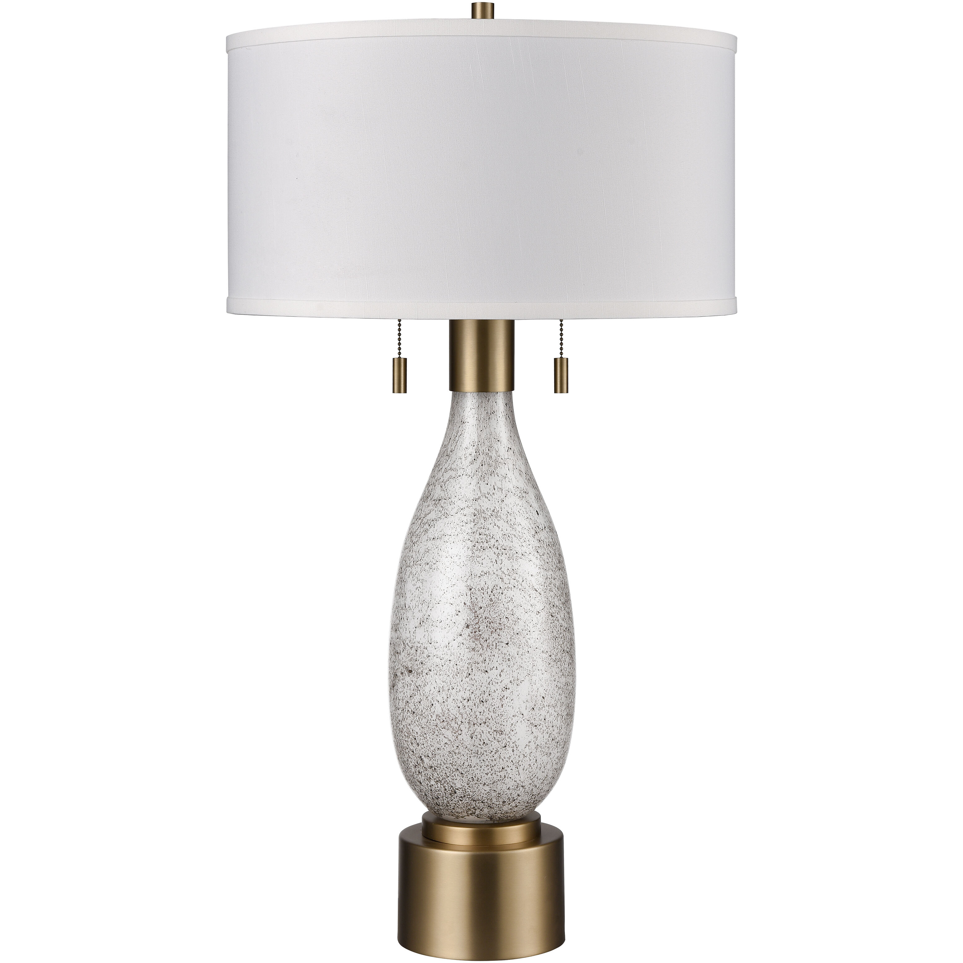 Carling 32 inch 60 watt White Table Lamp Portable Light