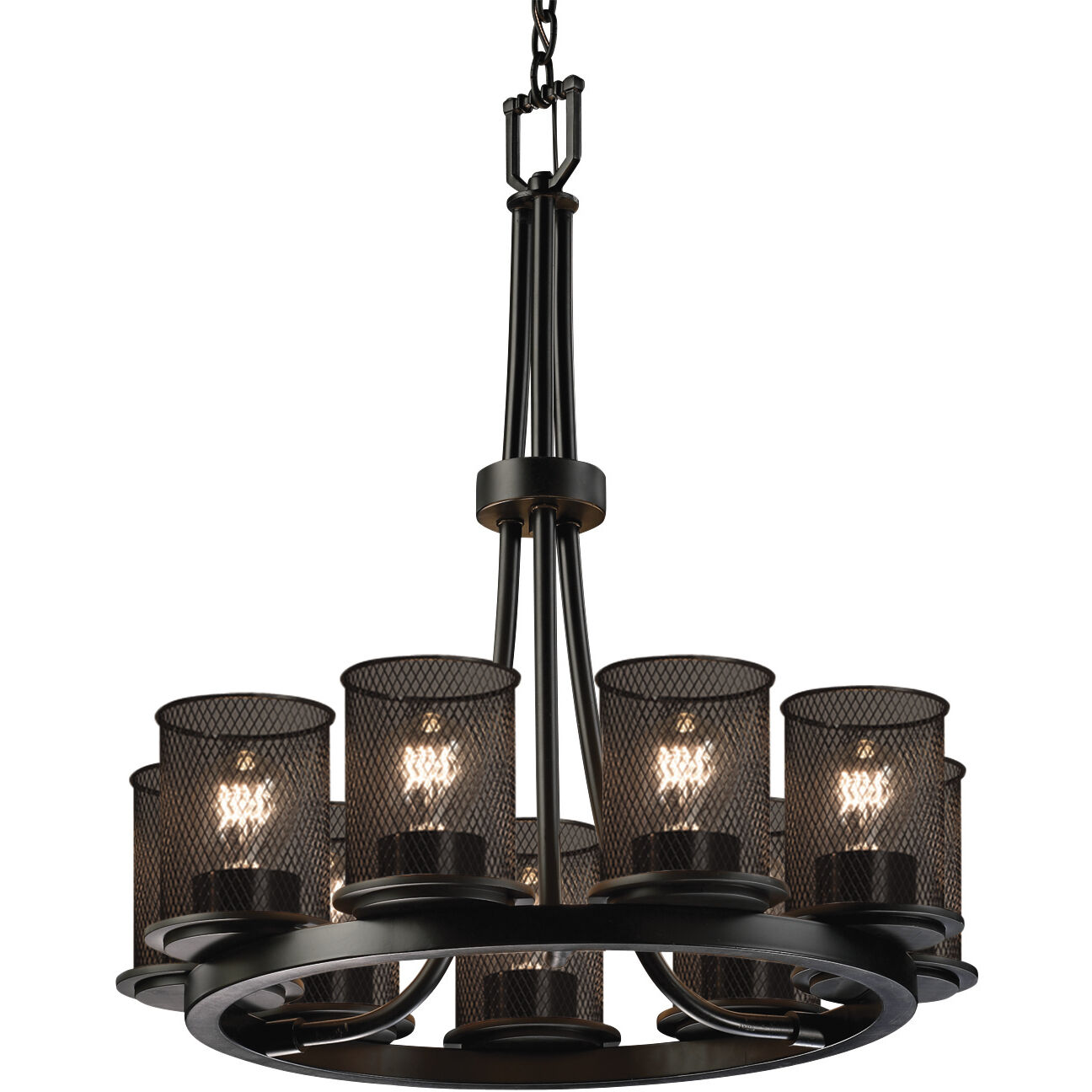 Wire mesh chandelier hotsell
