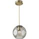 Camden 9 inch Antique Brass Pendant Ceiling Light