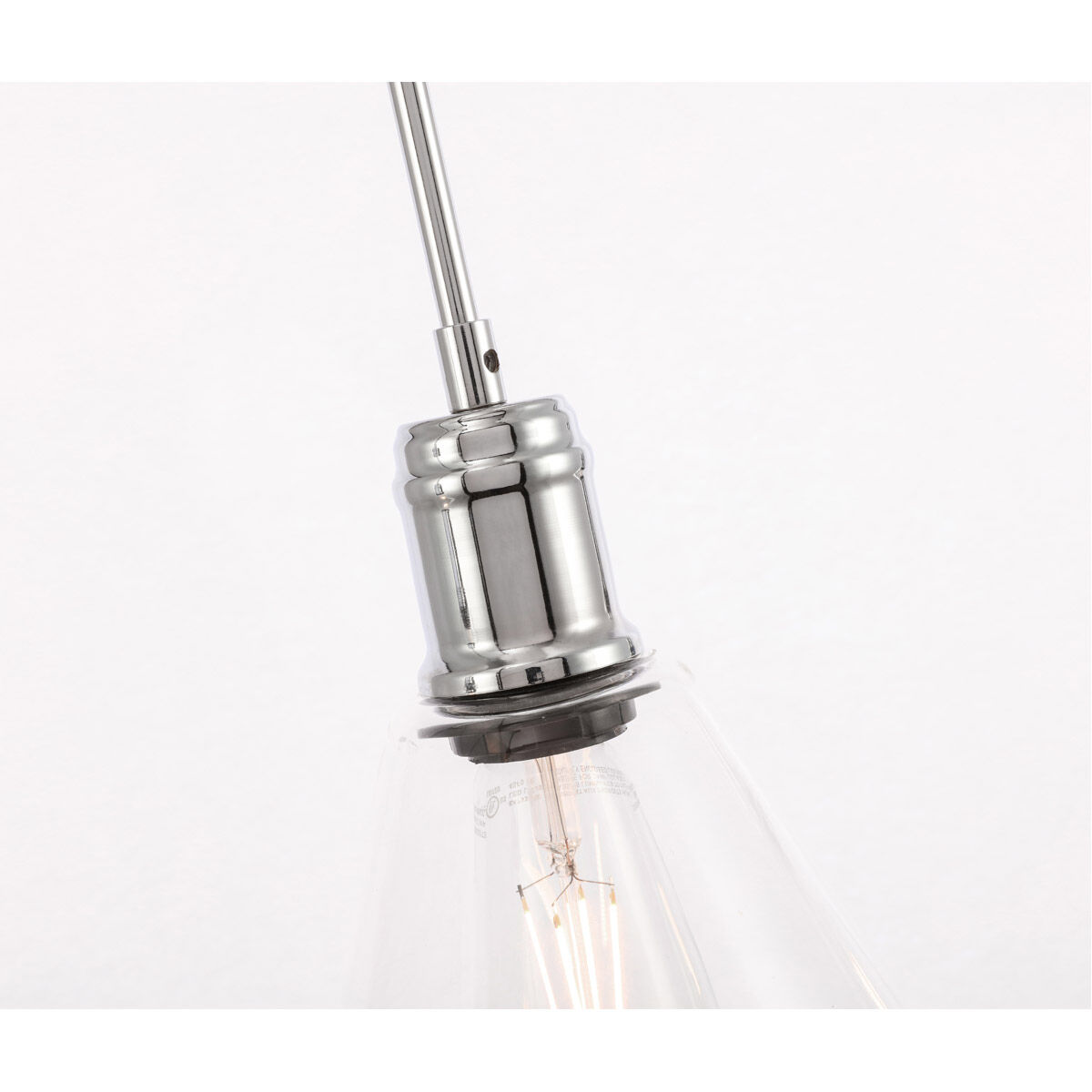 Hugh 3 Light 36 inch Chrome Pendant Ceiling Light