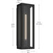 Calen 1 Light 24.25 inch Textured Black Outdoor Wall Light