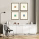 Florals Collection Blue Framed Art