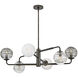 Oberon 6 Light 36.5 inch Black Oxide Chandelier Ceiling Light
