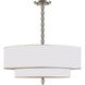 Luxo 5 Light 26 inch Satin Nickel Chandelier Ceiling Light