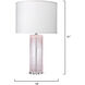 Dahlia 31 inch 150.00 watt Pink Table Lamp Portable Light