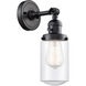Franklin Restoration Dover LED 5 inch Matte Black Sconce Wall Light, Franklin Restoration