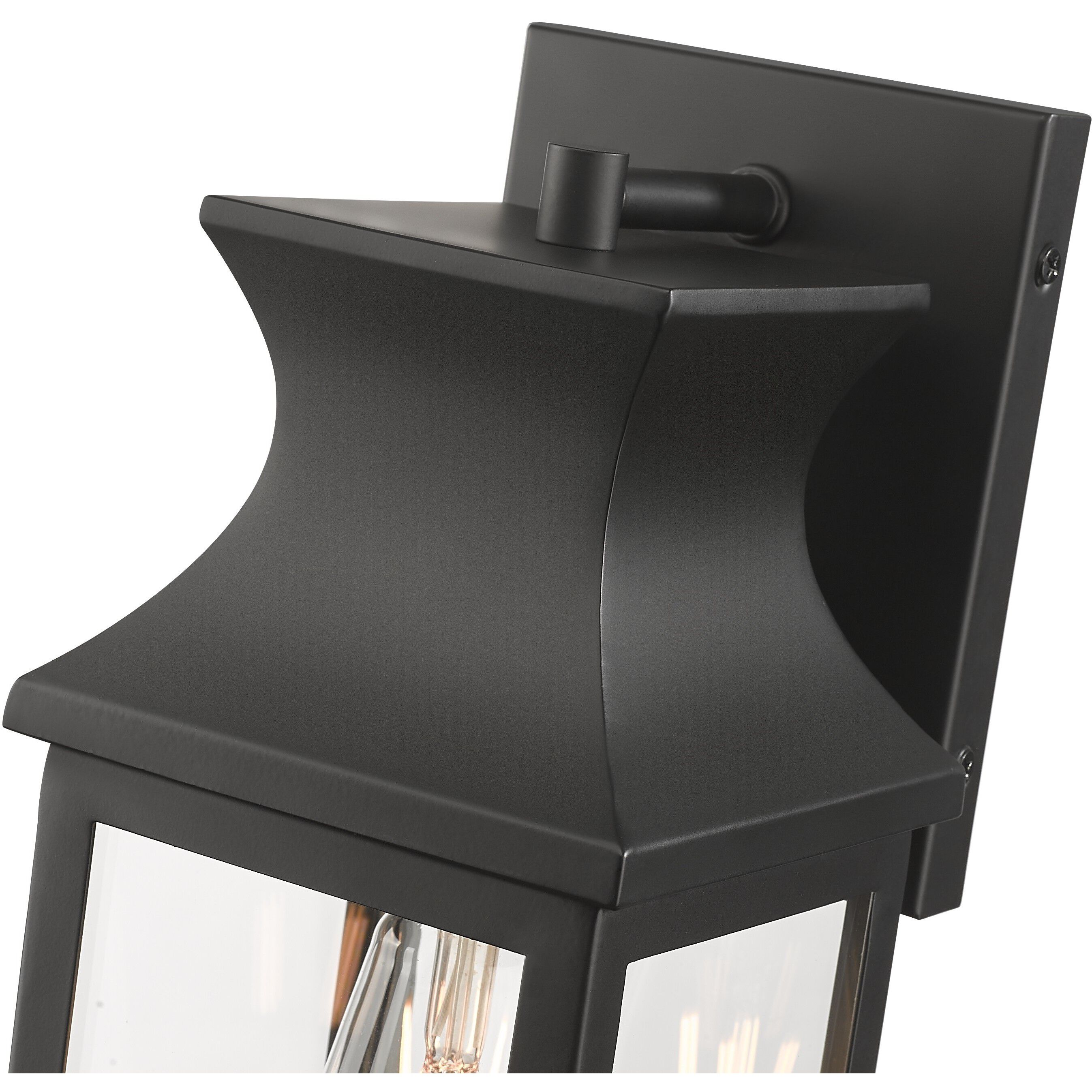 Stockwell 1 Light 13 inch Matte Black Exterior Wall Mount