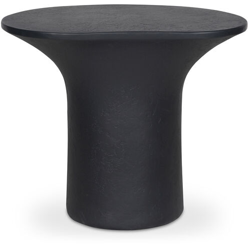 Yumi 23.5 X 20 inch Black Outdoor Accent Table