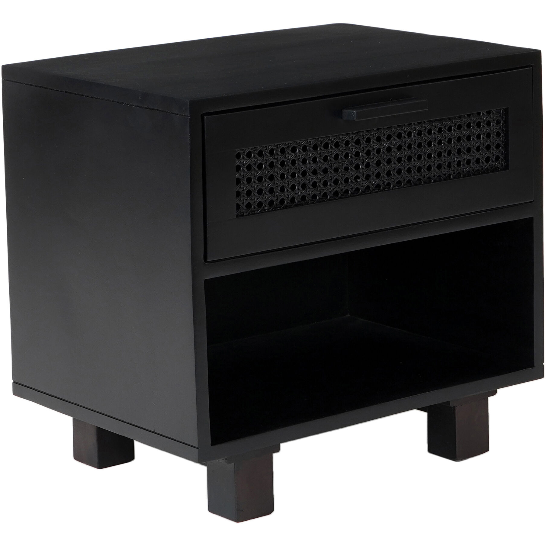 Ashton 19 X 17.5 inch Black Nightstand