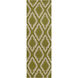 Fallon 96 X 30 inch Olive, Beige Rug