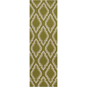 Fallon 96 X 30 inch Olive, Beige Rug