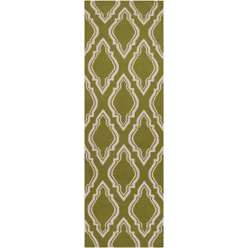 Fallon 96 X 30 inch Olive, Beige Rug