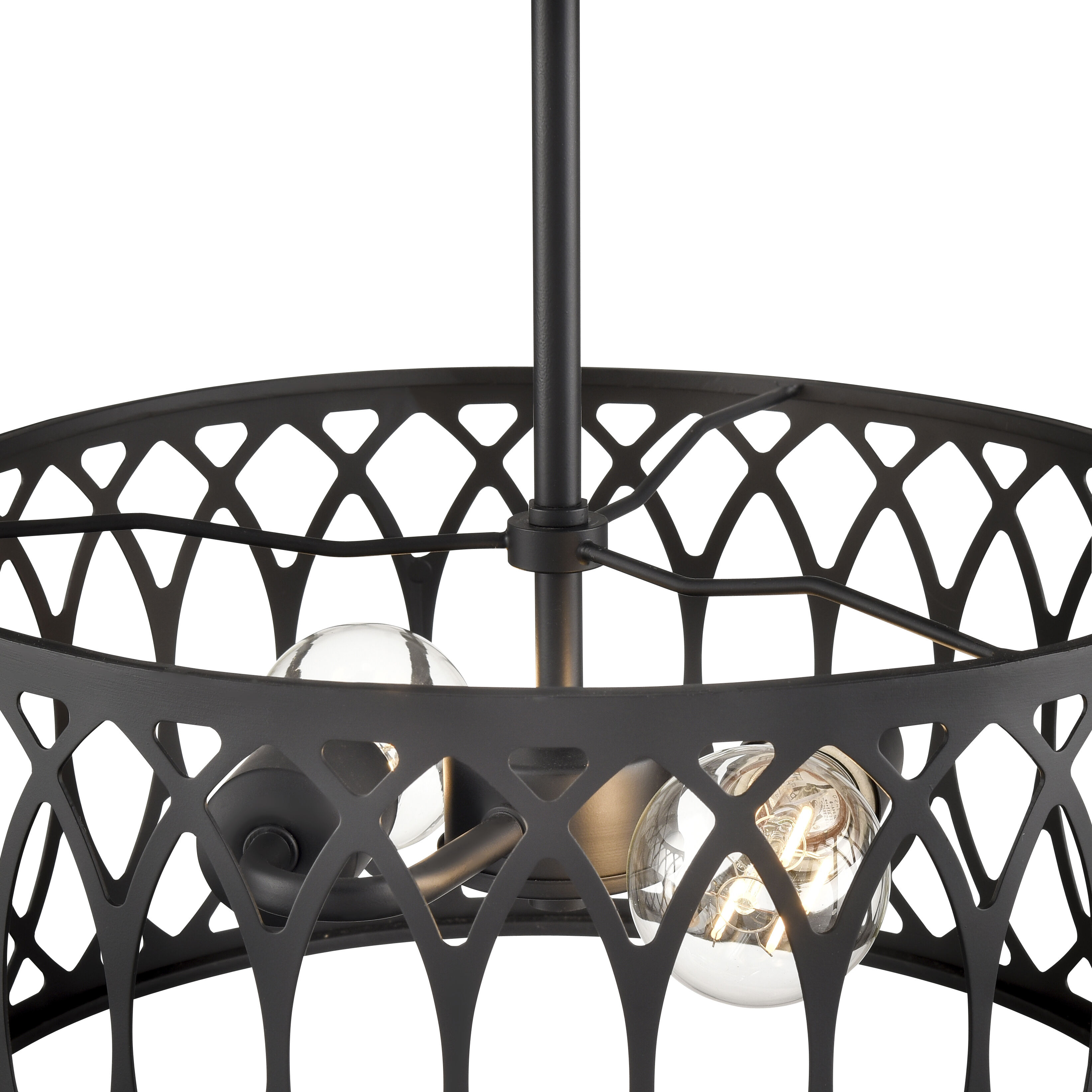 Arelyn 2 Light 13 inch Matte Black Pendant Ceiling Light