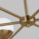 Alvin 6 Light 38.25 inch Satin Brass Chandelier Ceiling Light