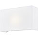 Textile Collection 1 Light 13 inch White ADA Wall Sconce Wall Light