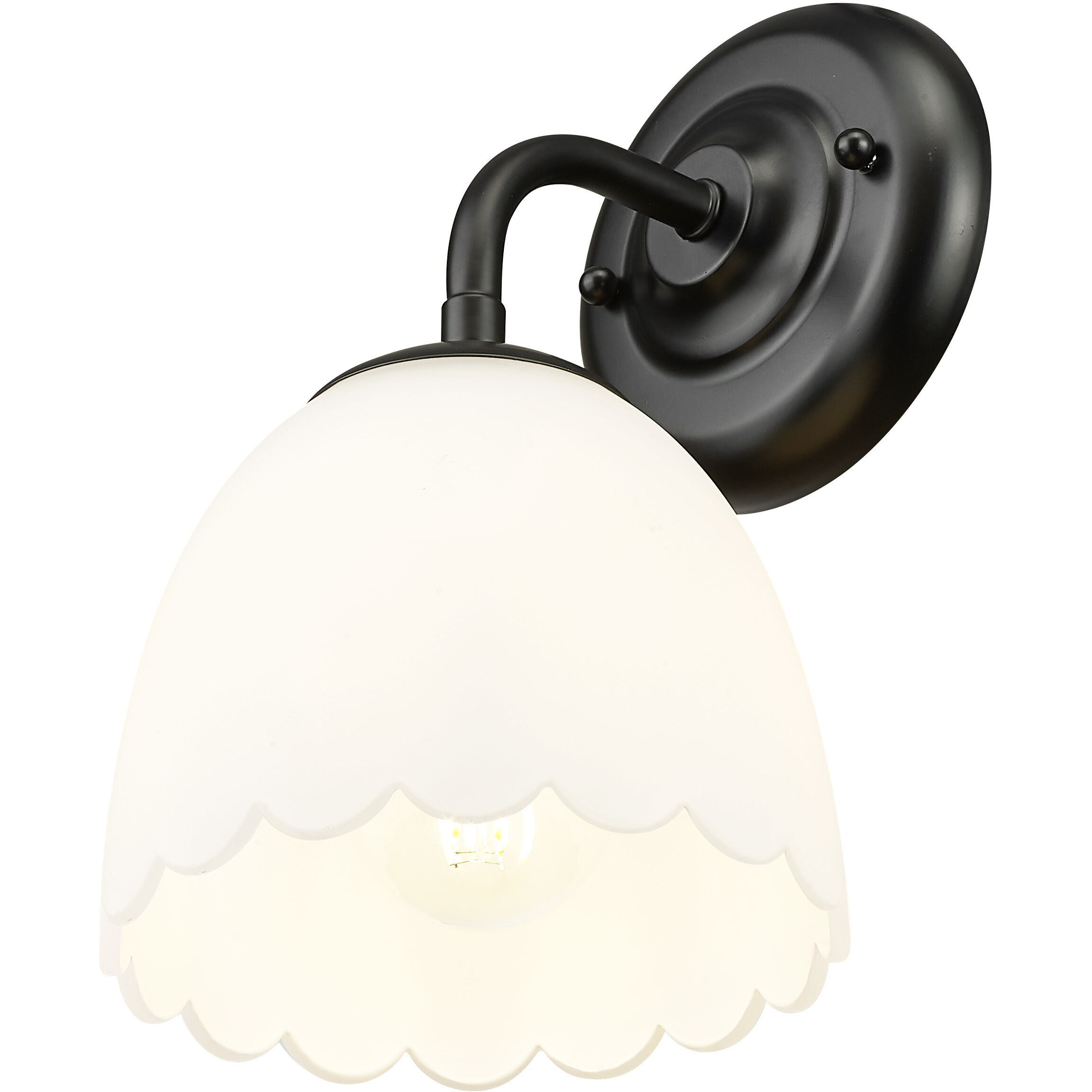 Dorinda 1 Light 6.5 inch Matte Black Wall Sconce Wall Light