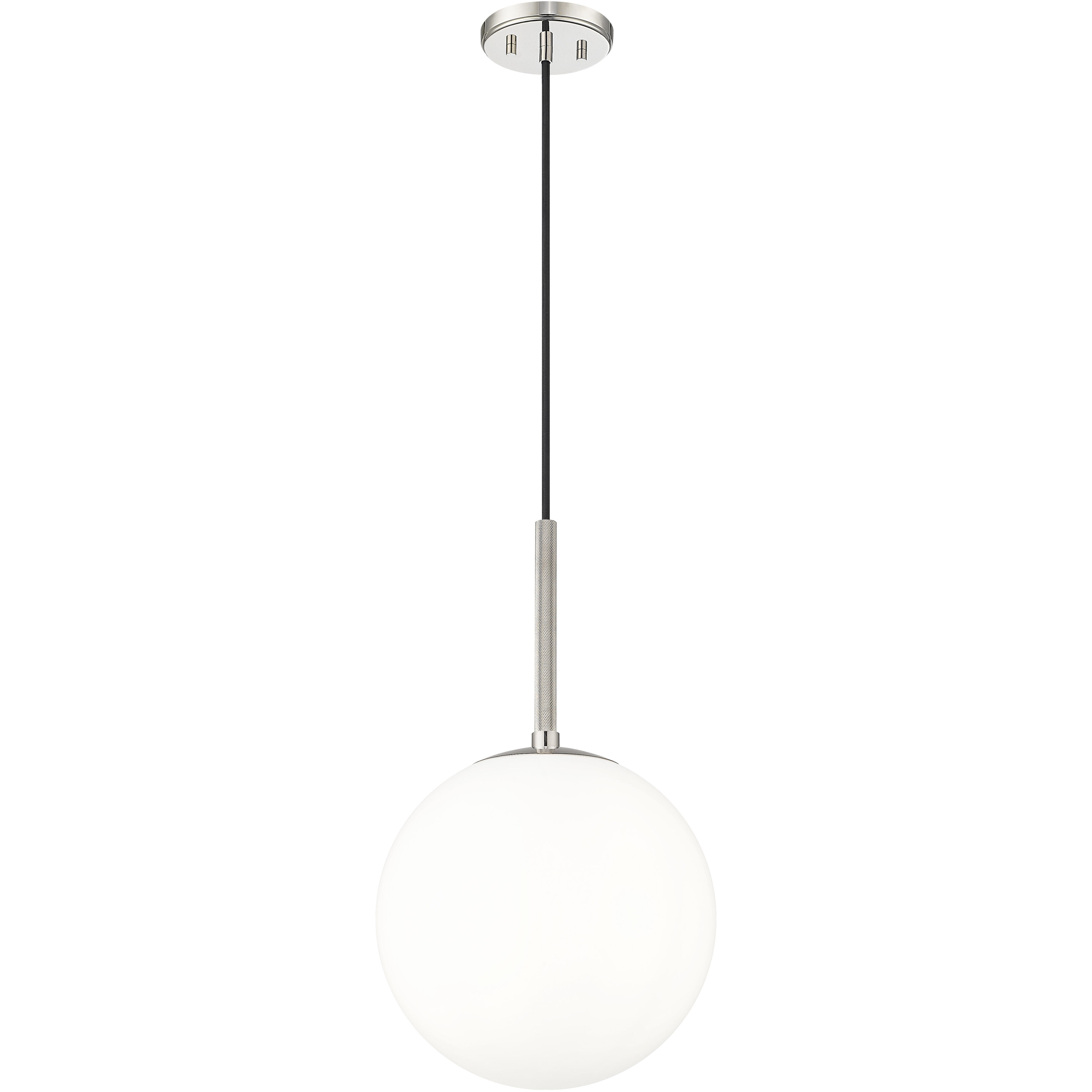 Kairo 1 Light 12 inch Polished Nickel Pendant Ceiling Light