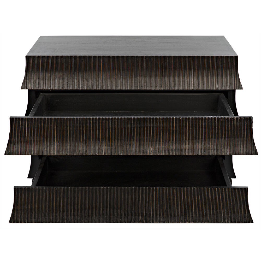 Ava Hand Rubbed Black Dresser