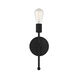 Industrial 1 Light 5.13 inch Matte Black ADA Wall Sconce Wall Light