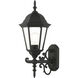 Hamilton 1 Light 20 inch Textured Black Outdoor  Wall Lantern