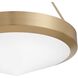 Agate 4 Light 20 inch Champagne Gold Pendant Ceiling Light