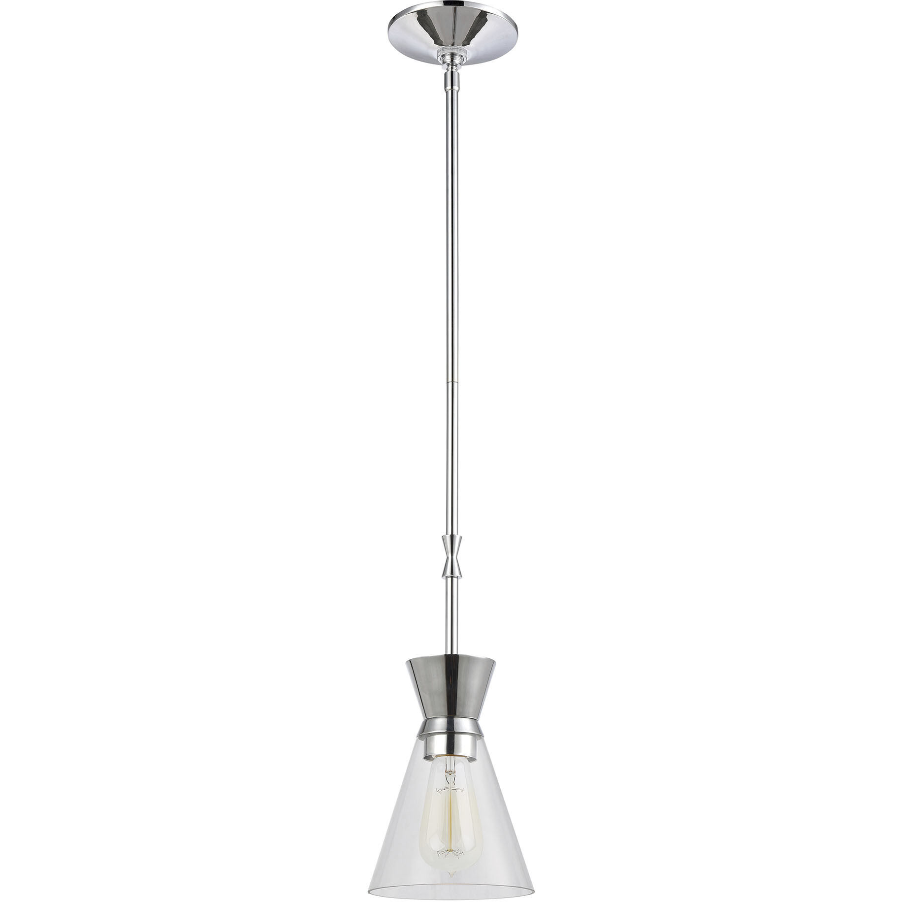 Modley 1 Light 6 inch Polished Chrome Mini Pendant Ceiling Light
