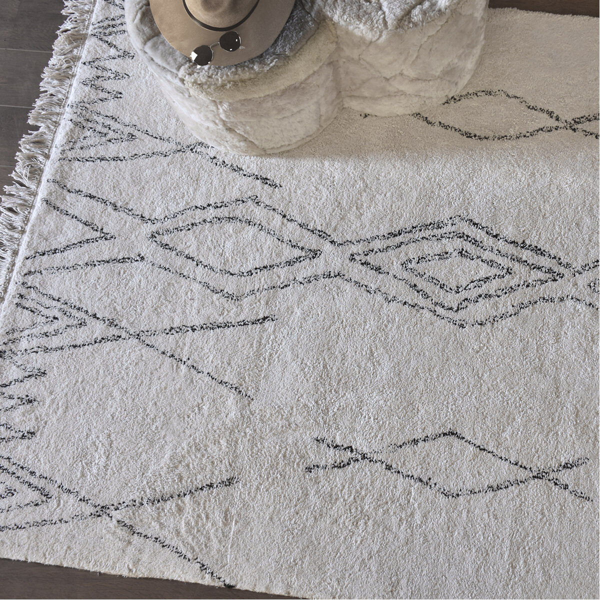 Mesilla 108 X 72 inch Faded Charcoal Rug, 6ft x 9ft