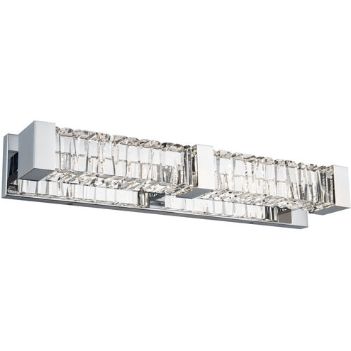 Guild LED 26 inch Chrome Bath Vanity & Wall Light in Polished Chrome, Beyond