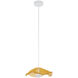 Embark 1 Light 12 inch White Pendant Ceiling Light