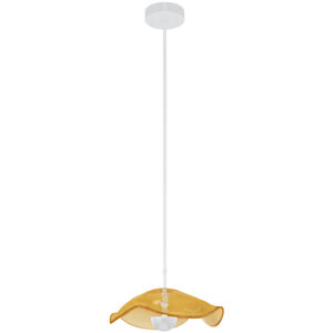 Embark 1 Light 12 inch White Pendant Ceiling Light