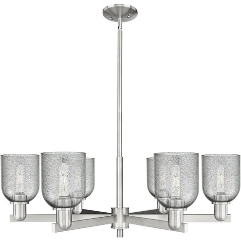 Arcadia Caledonia 6 Light 35 inch Satin Nickel Chandelier Ceiling Light