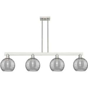 Arcadia Athens Deco Swirl 4 Light 50.75 inch Island Light
