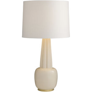 Arlington 30.5 inch 150.00 watt Ivory and Antique Brass Table Lamp Portable Light