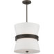 Dalvor 3 Light 14 inch Dark Bronze Pendant Ceiling Light