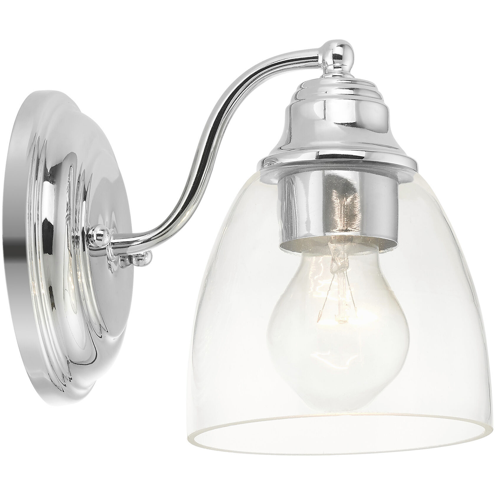 Montgomery 1 Light 5 inch Polished Chrome Vanity Sconce Wall Light