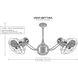 Matthews-Gerbar Vent-Bettina 42 inch Light Purple Ceiling Fan