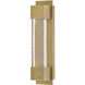 MOCO Rune LED 20 inch Heritage Brass Outdoor Wall Mount Lantern