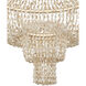Cybele LED 35.5 inch Natural/Pearlized White/White Chandelier Ceiling Light