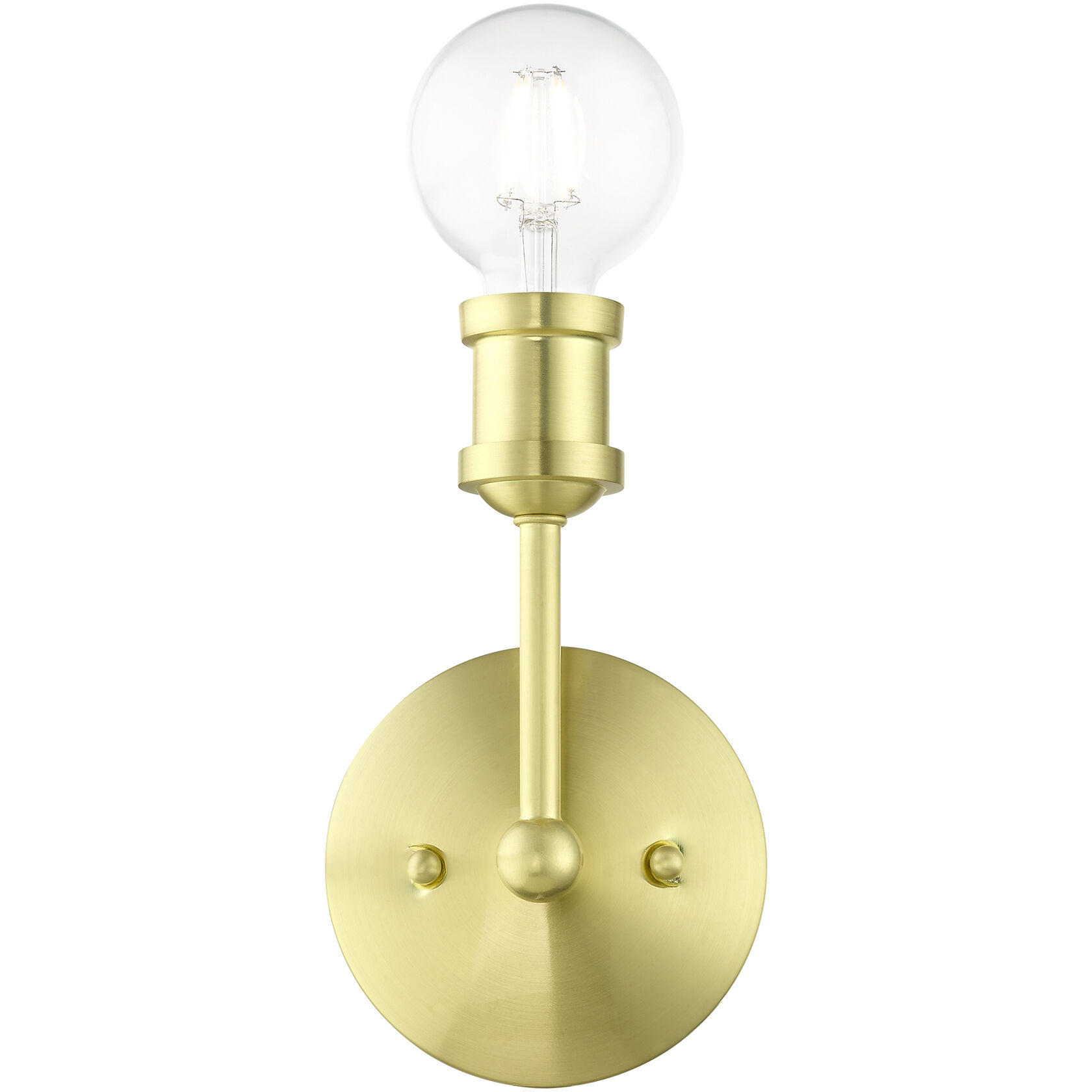 Lansdale 1 Light 5 inch Satin Brass Vanity Sconce Wall Light
