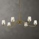 Barcelona 6 Light 40.25 inch Natural Brass Chandelier Ceiling Light