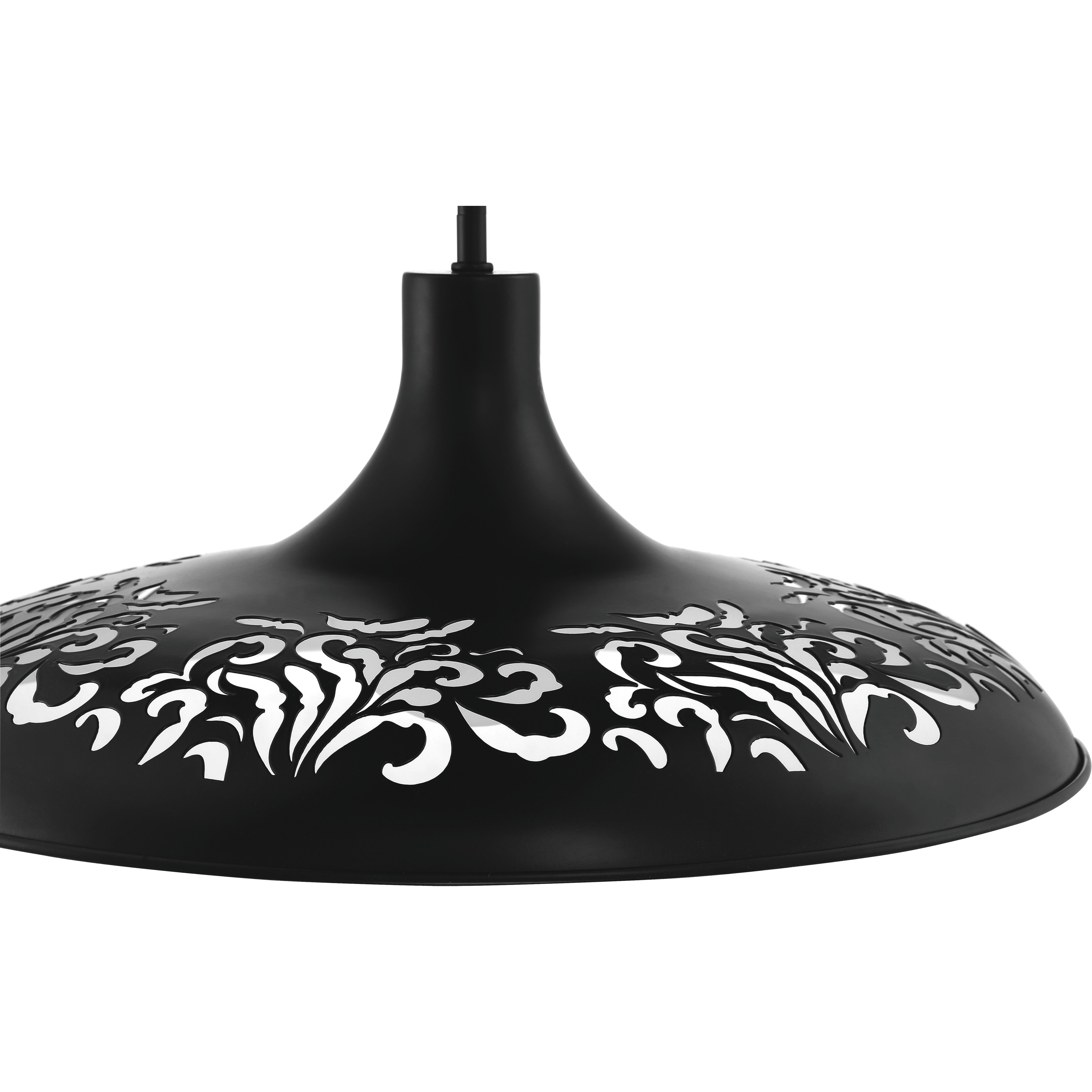 Pocco 1 Light 21.25 inch Flat Black Pendant Ceiling Light