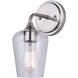 Conall 1 Light 7 inch Brushed Nickel Vanity Light Wall Light