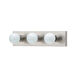 Center Stage 3 Light 18 inch Brushed Stainless Bath Vanity Wall Sconce Wall Light
