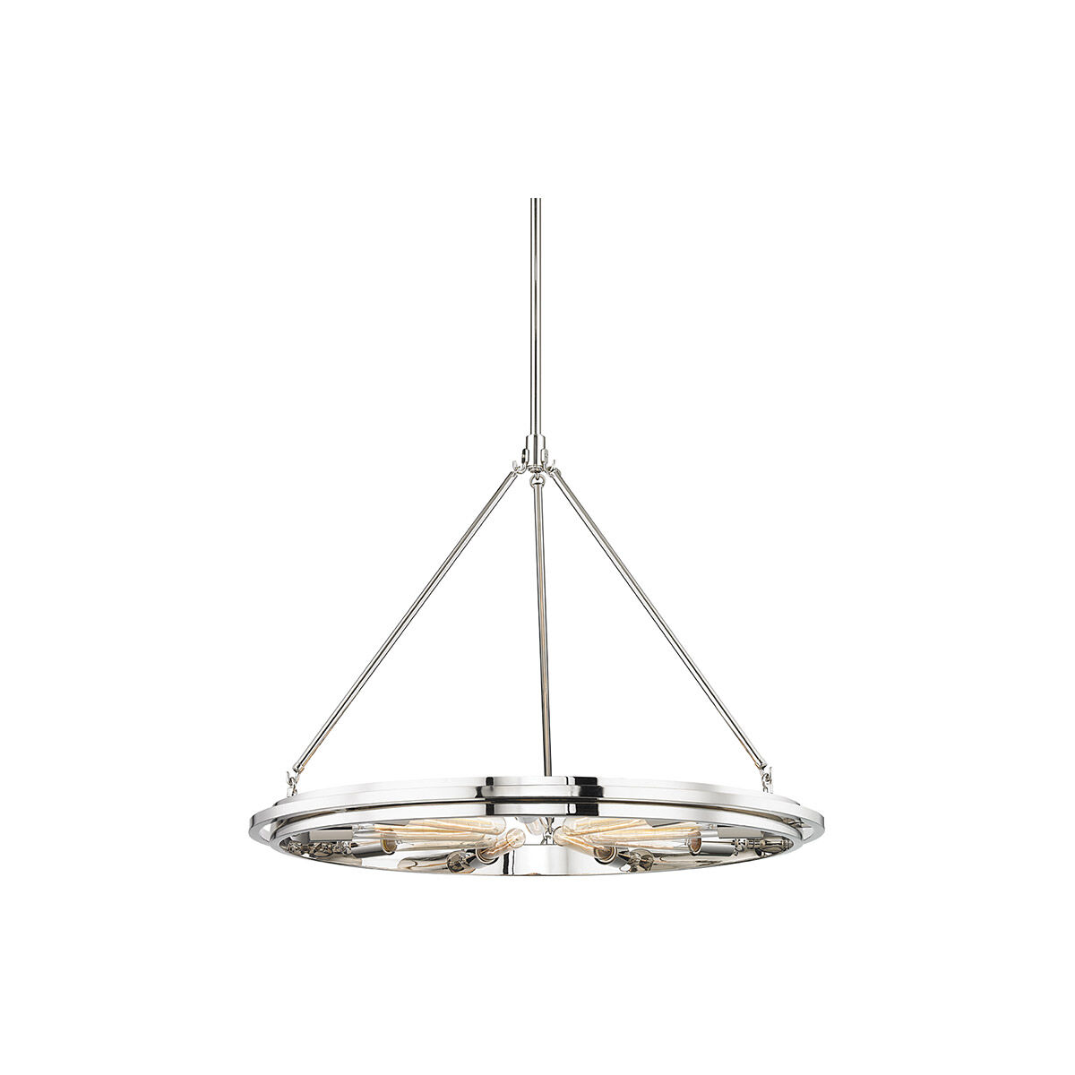 Chambers 9 Light 32 inch Polished Nickel Pendant Ceiling Light