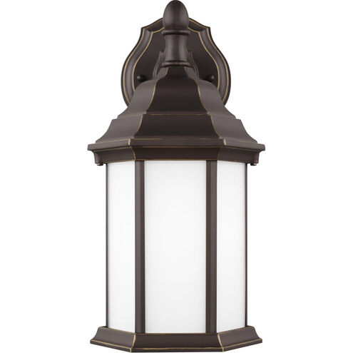 Sevier 1 Light 12.5 inch Antique Bronze Outdoor Wall Lantern, Small