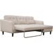 Belagio Beige Sofa Bed in Right, Right
