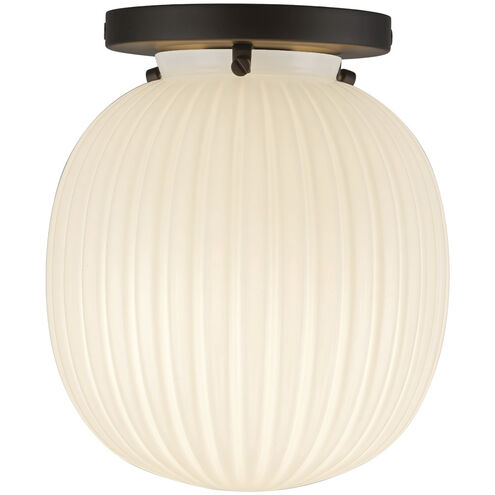 Alora Mood Cherise 1 Light 6.75 inch Matte Black Semi-Flush Mount Ceiling Light